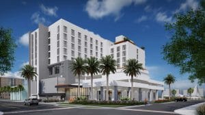 AC Hotel Clearwater Beach exterior hotel rendering