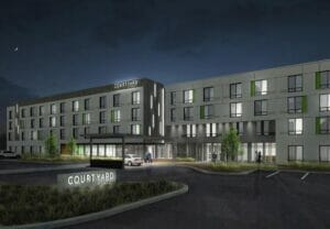 Couryard Hanover Whippany Exterior Night