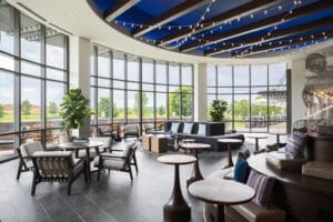 Two One restaurant seating
