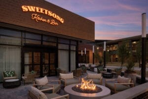 SweetSong restaurant exterior patio